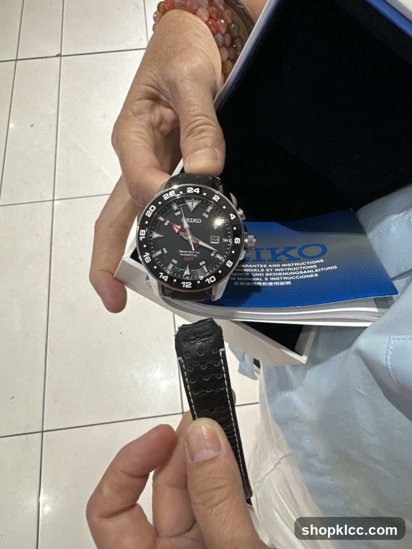 Seiko Kinetic GMT Watch