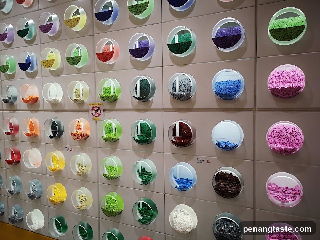 Wall of Lego Bricks