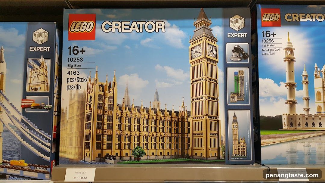 LEGO Creator Expert Big Ben and Taj Mahal Sets