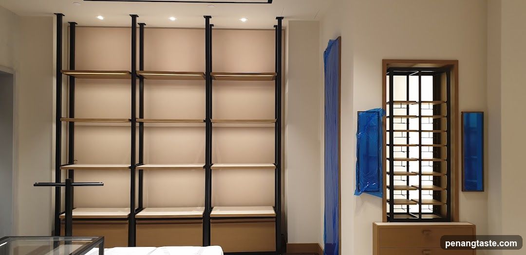 Empty Store Shelving