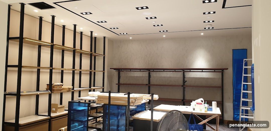 Empty Store Shelving