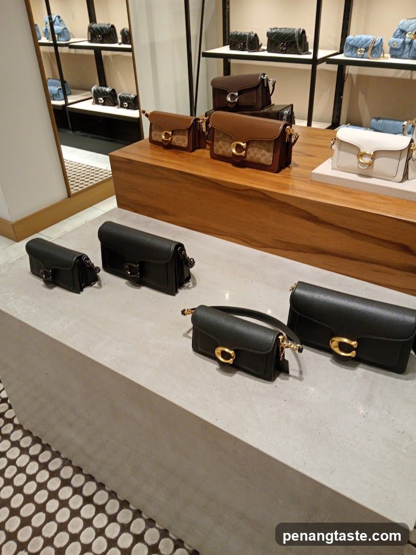 Coach Handbags Display
