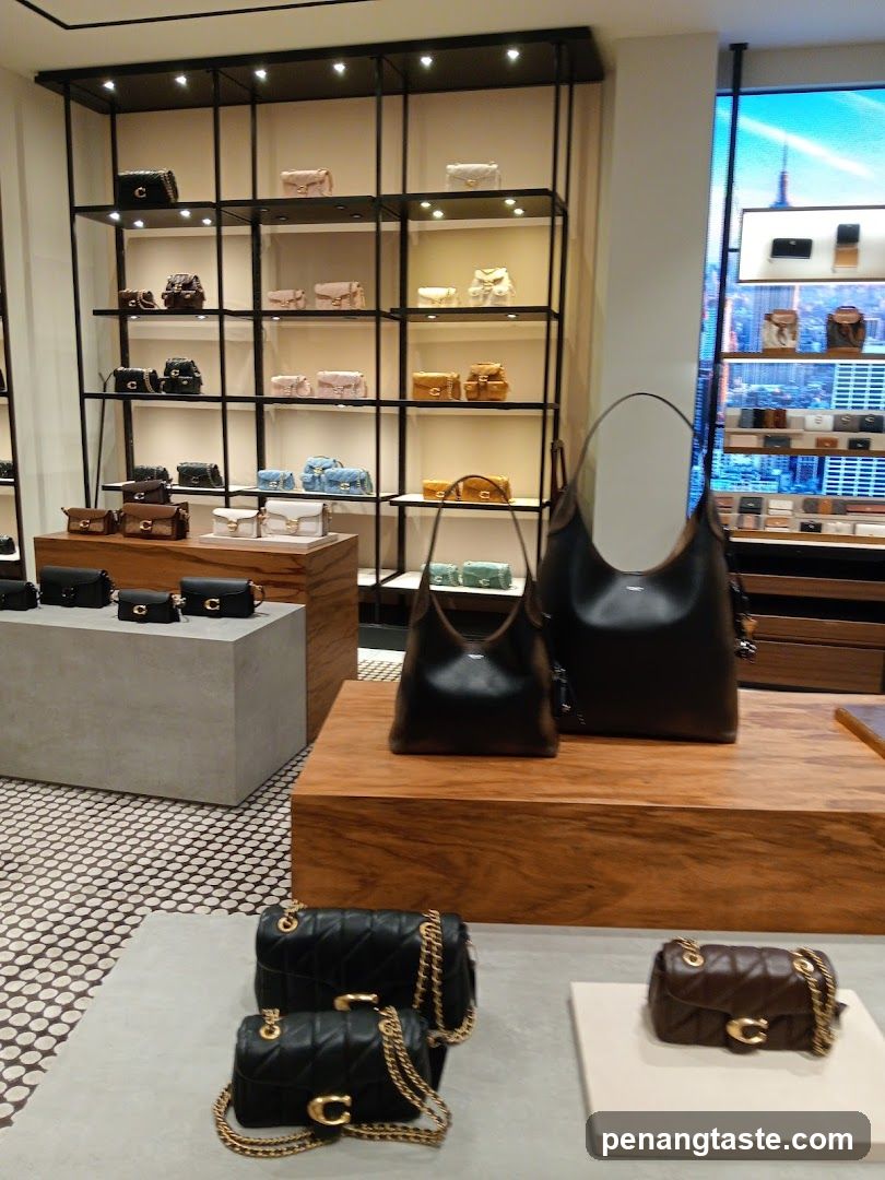 Coach Handbags Display