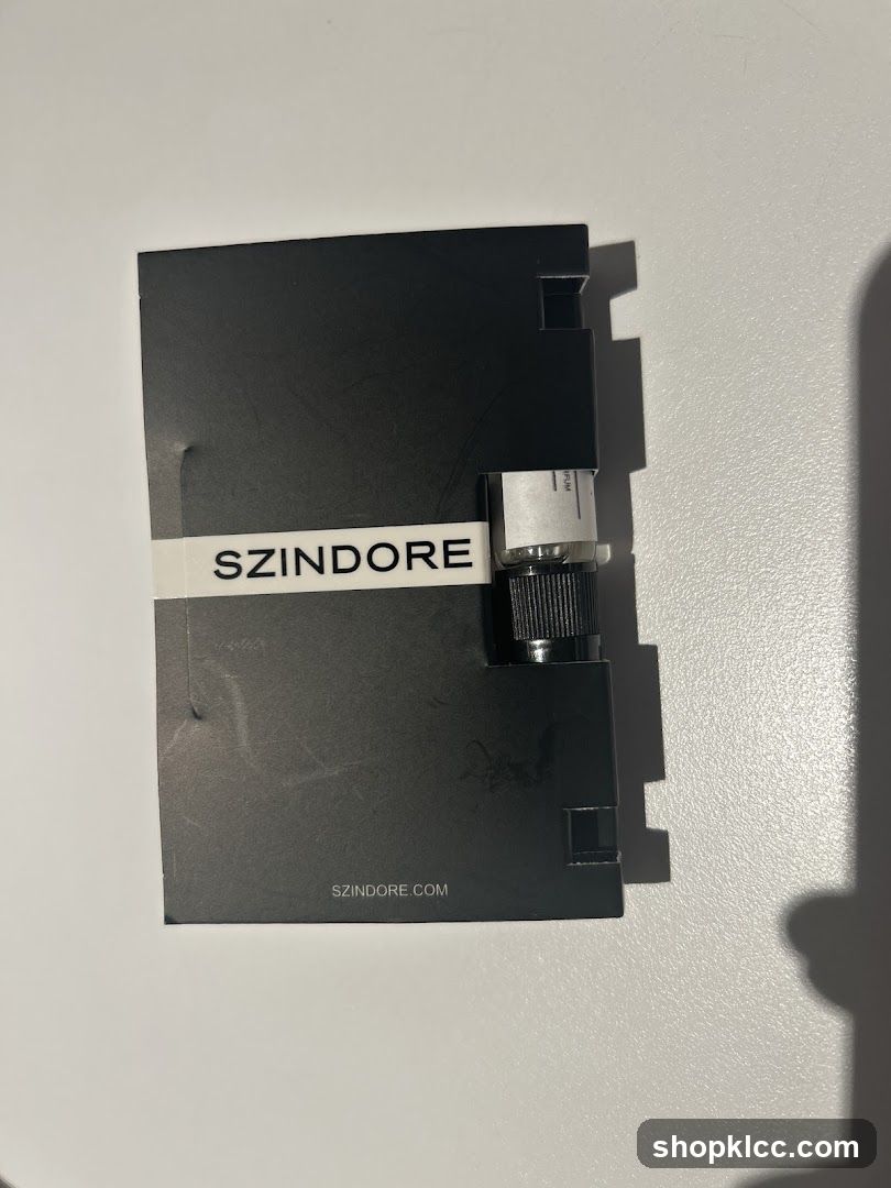 Perfume Sample Card