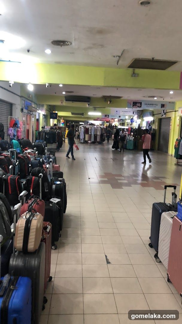Interior of a shopping mall or market