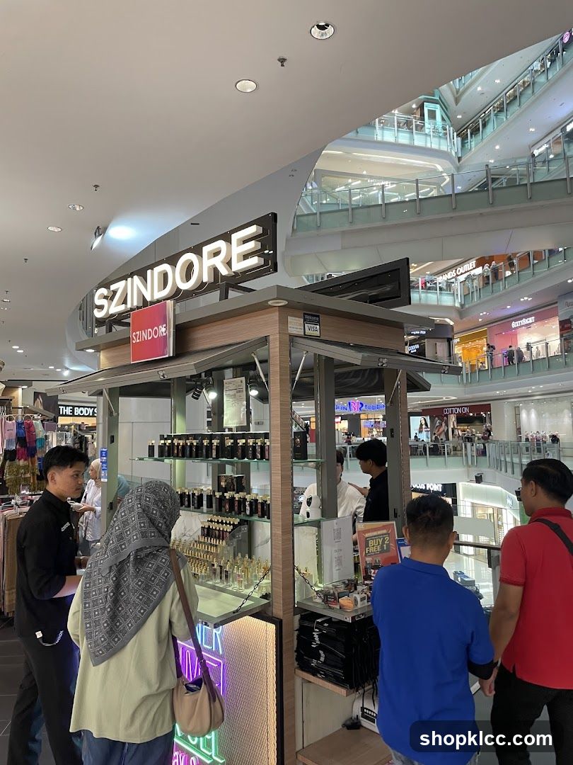 Perfume Kiosk in a Mall