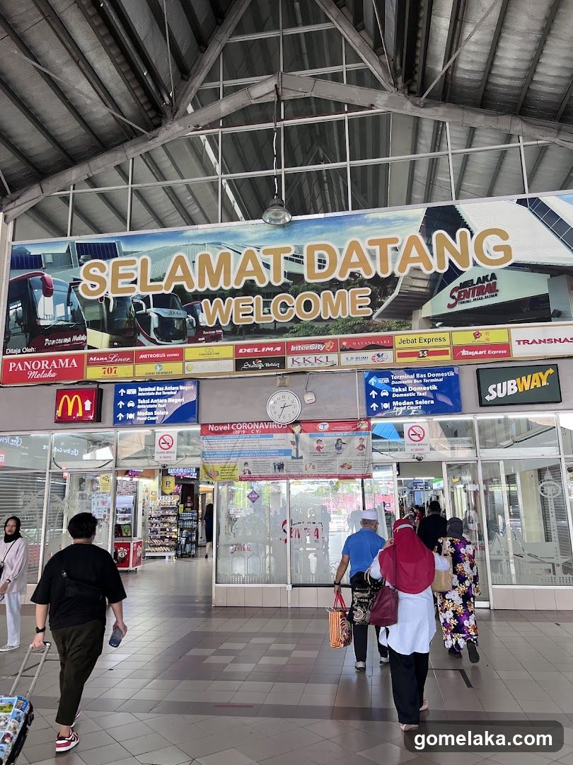 Melaka Sentral Terminal Interior