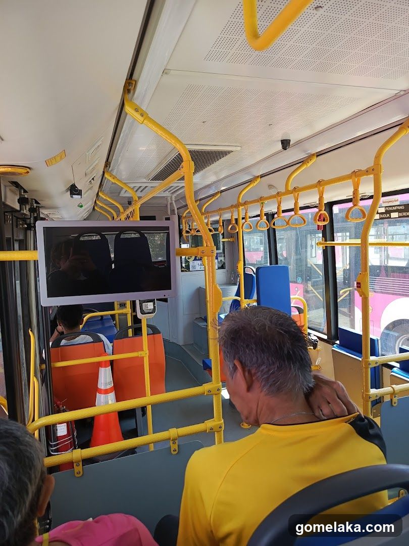 Bus Interior View