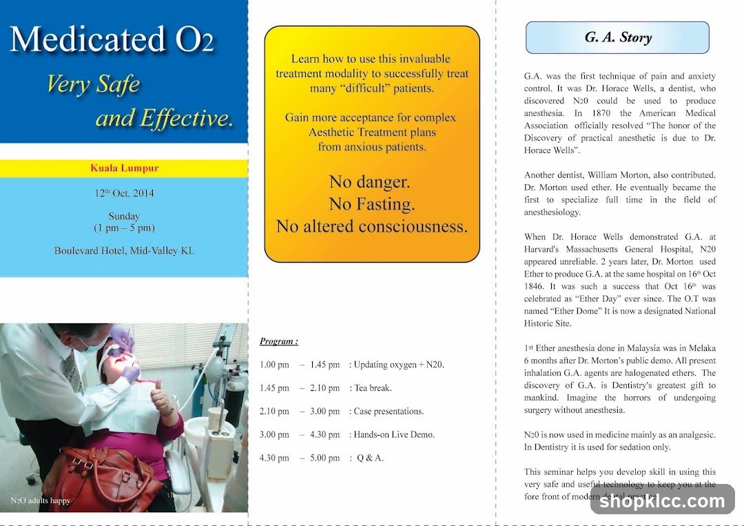 Medicated O2 Seminar Flyer
