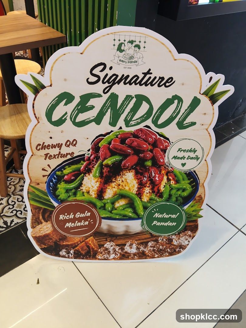 Signature Cendol Sign