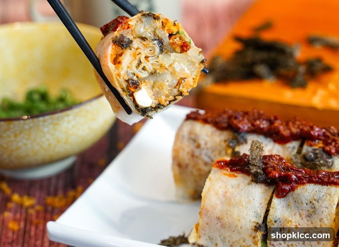 Spring Rolls with Chili Paste