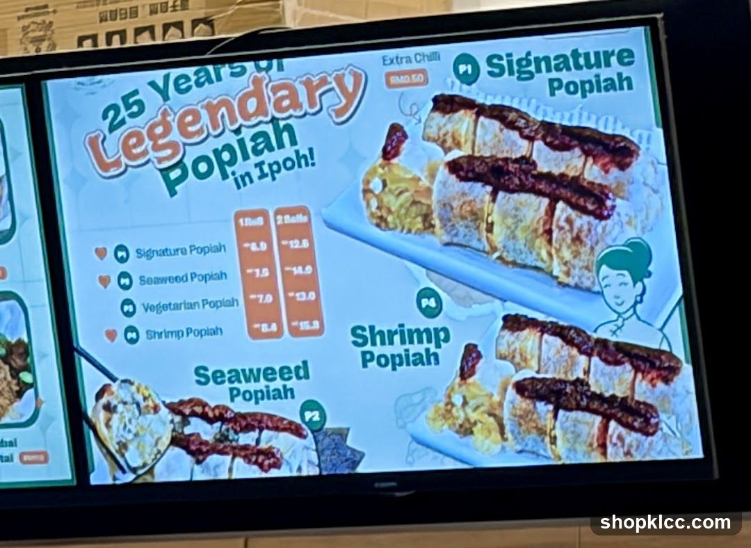 Legendary Popiah in Ipoh!