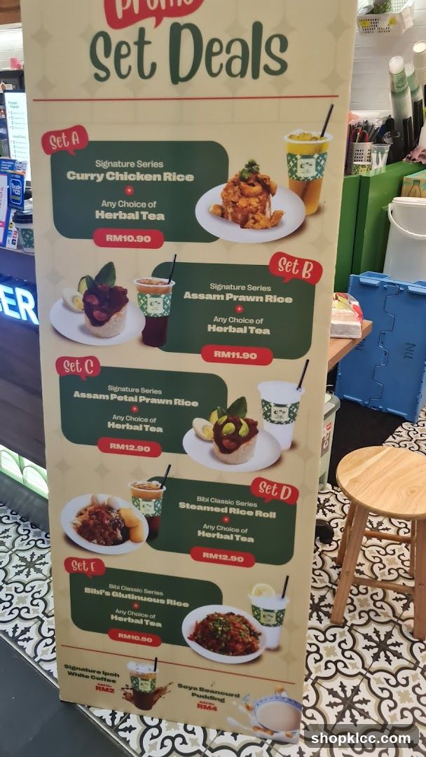 Set Deals Menu