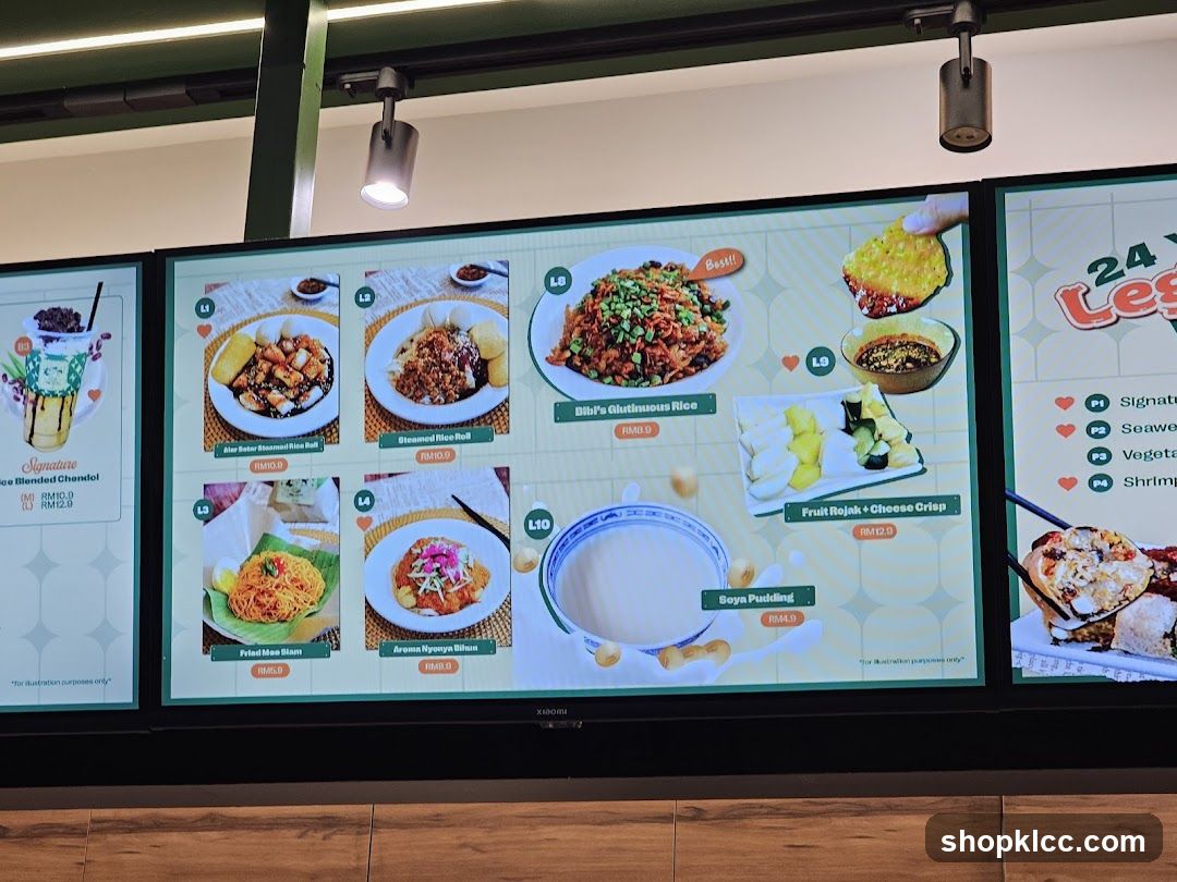 Menu Display