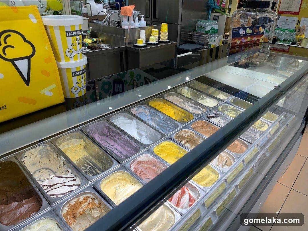 Ice Cream Display Counter