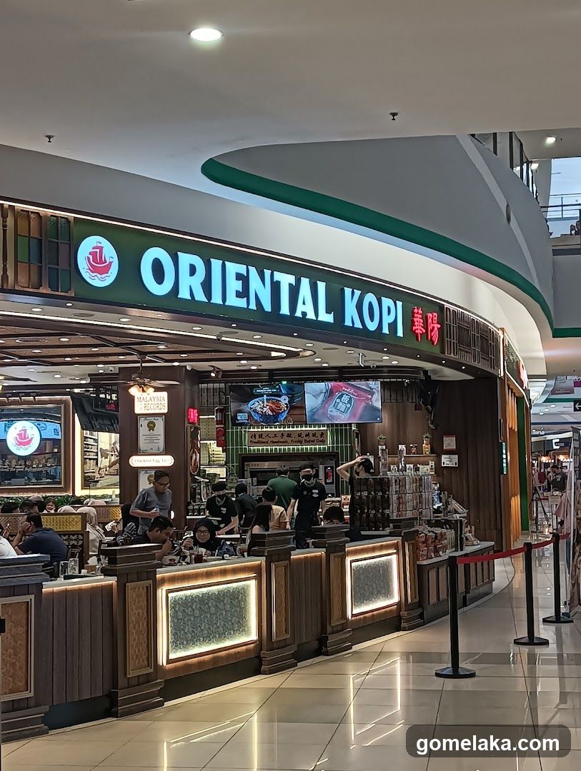 Oriental Kopi storefront interior