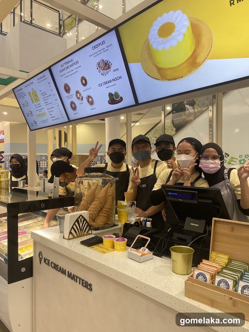Ice Cream Matters Staff at Counter