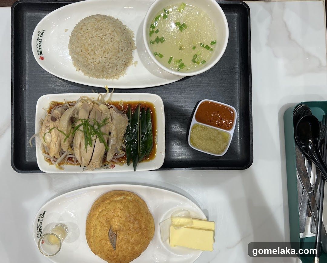 Food Service Tray at Restaurant