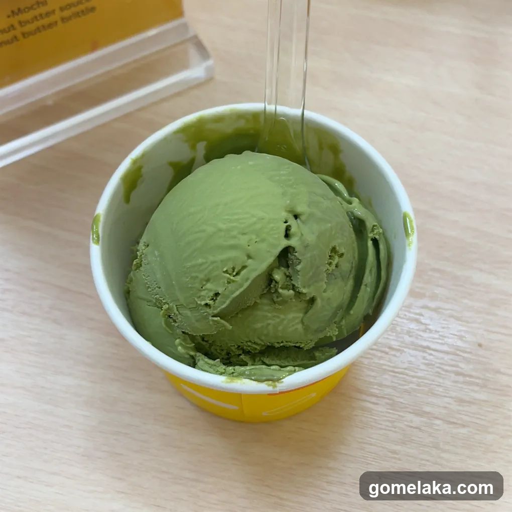 Matcha Ice Cream in Cup