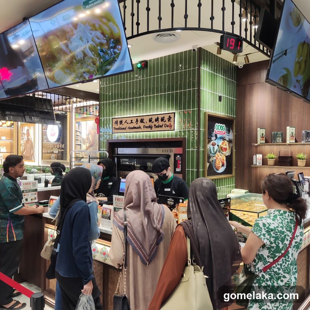 Interior of food stall