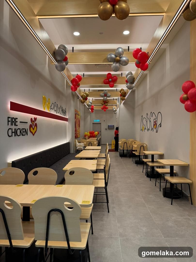 Fire Chicken Restaurant Interior