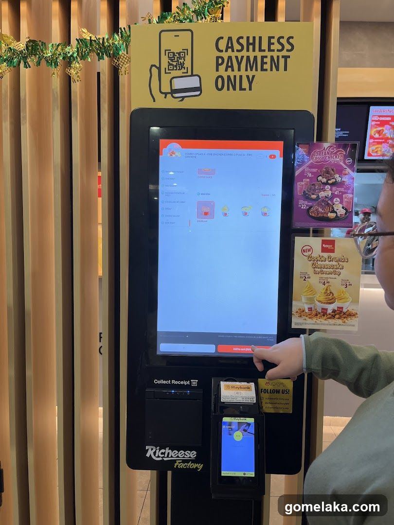 Richese Factory Cashless Payment Kiosk