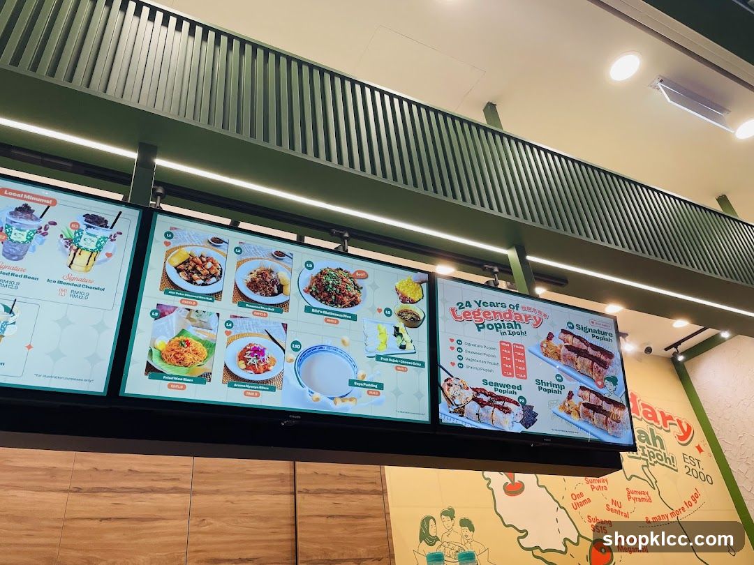 Legendary Popiah Menu