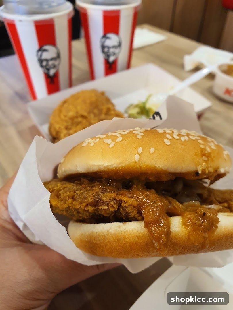 KFC Burger and Drinks
