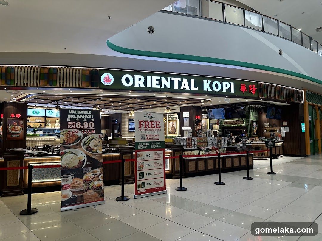 Oriental Kopi storefront interior