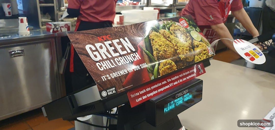 KFC Green Chili Crunch Advertisement