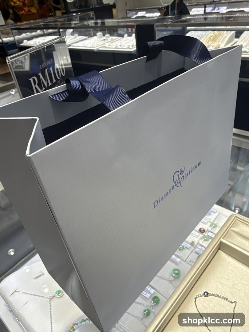 Shopping Bag with Jewelry Display