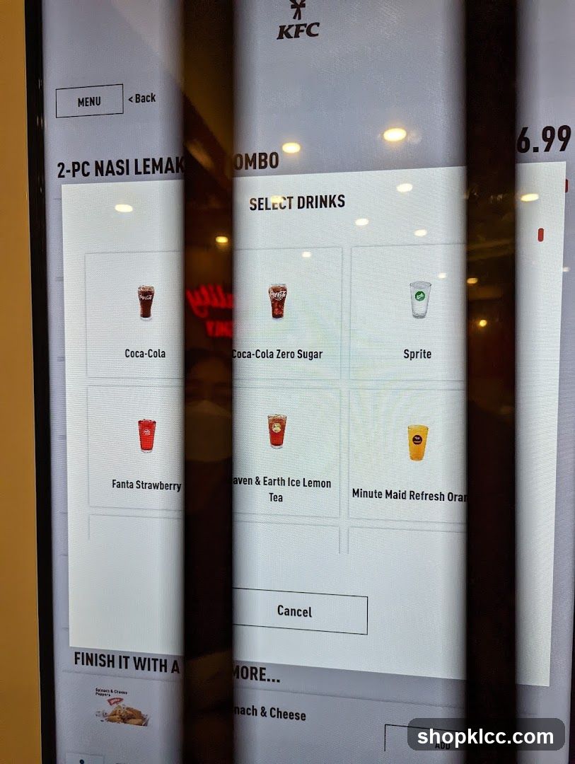KFC Menu