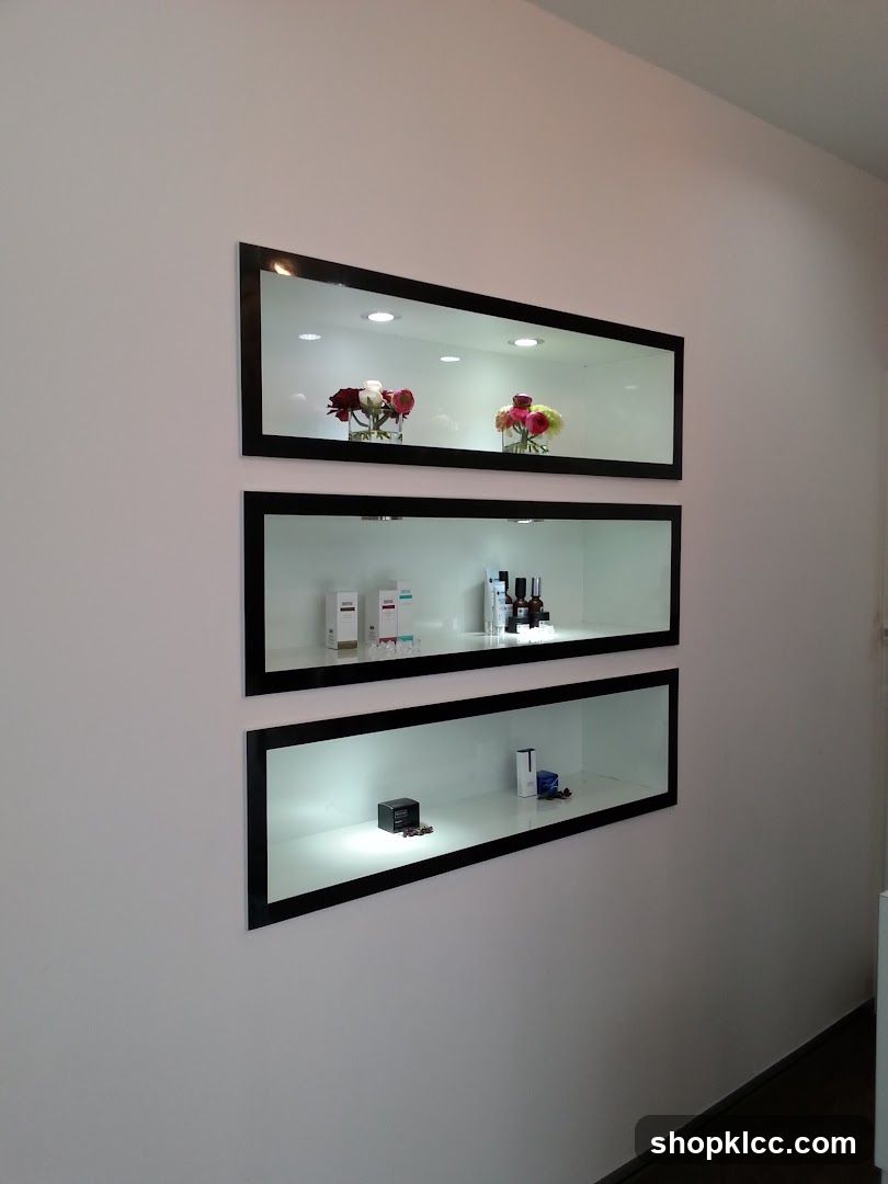 Wall Display Shelves