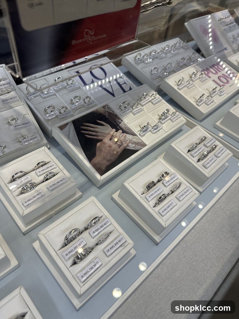 Diamond Rings Display