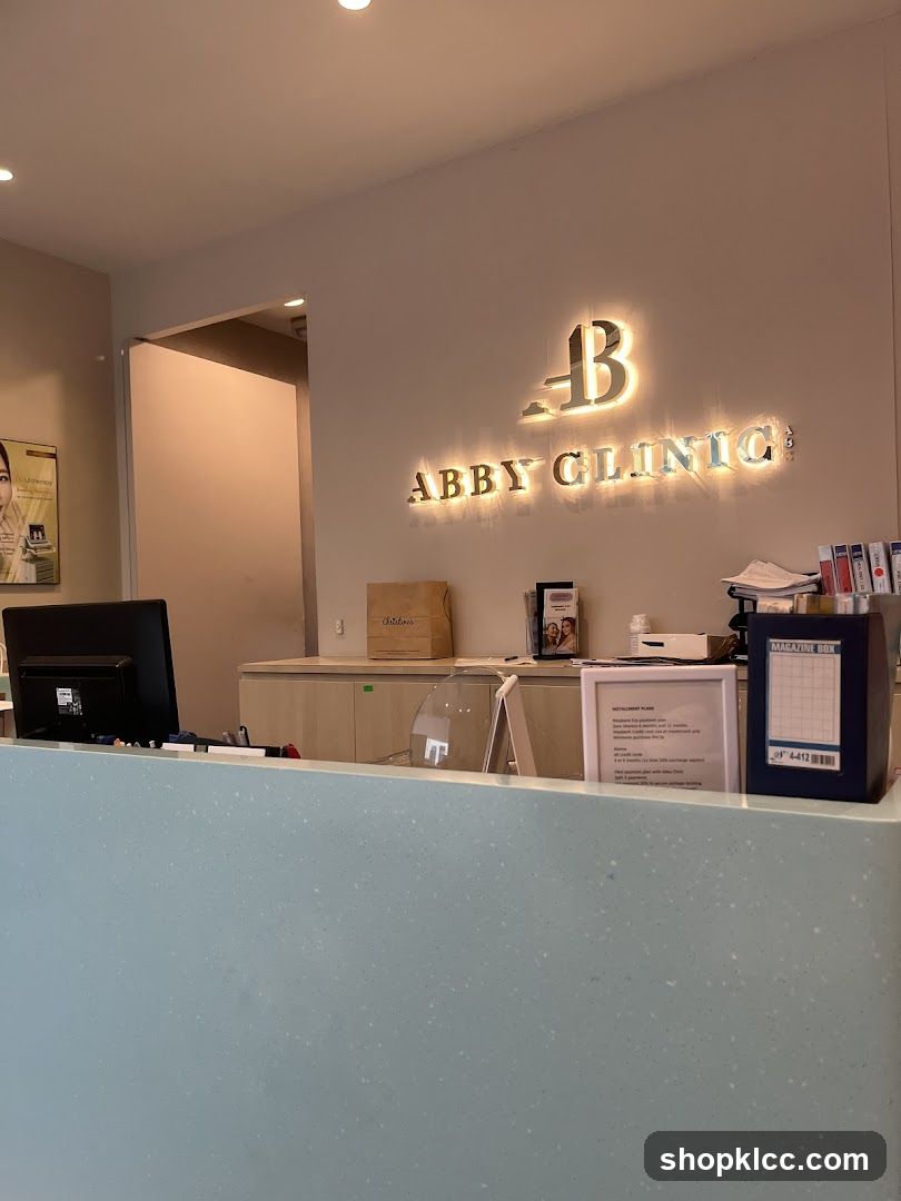 Abbey Clinic Interior Reception Area