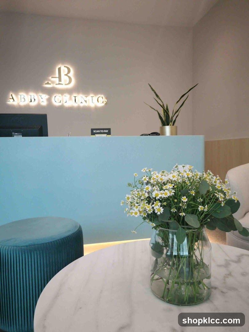 Abbey Clinic Reception Area