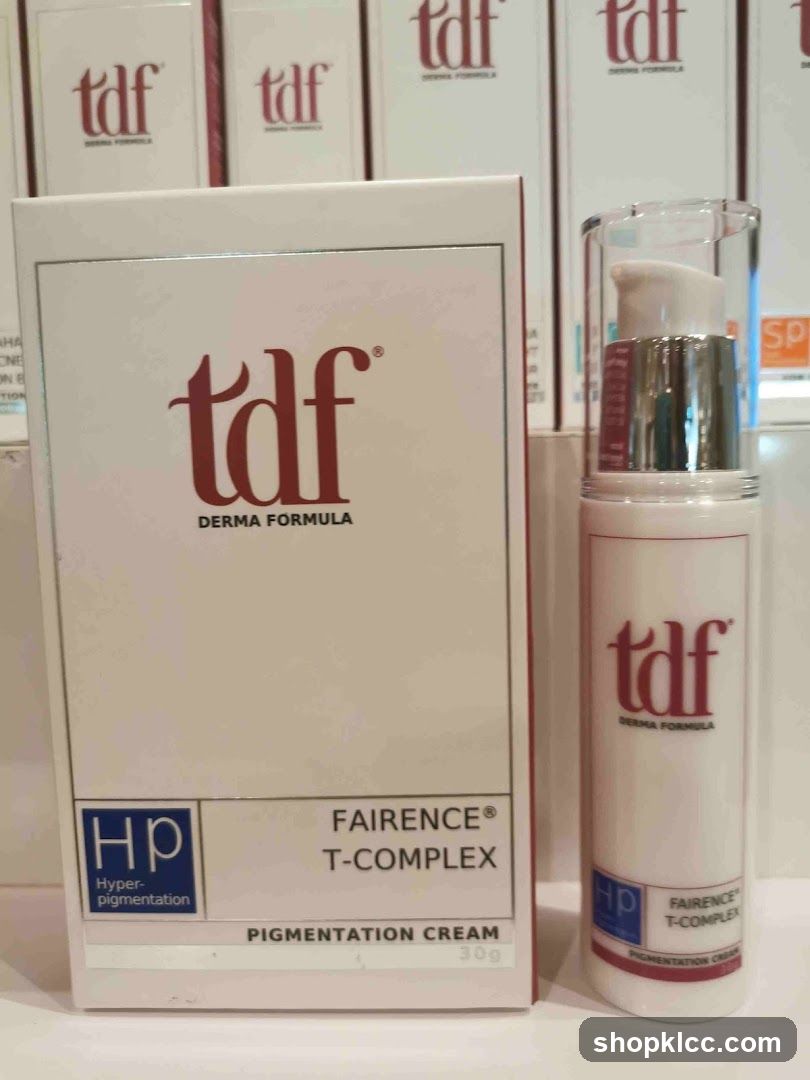 tdf Derma Formula Pigmentation Cream Display