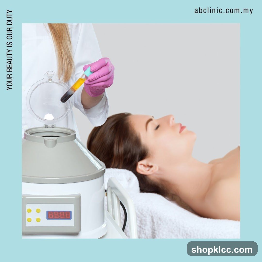 Beauty Treatment Scene with PRP Device