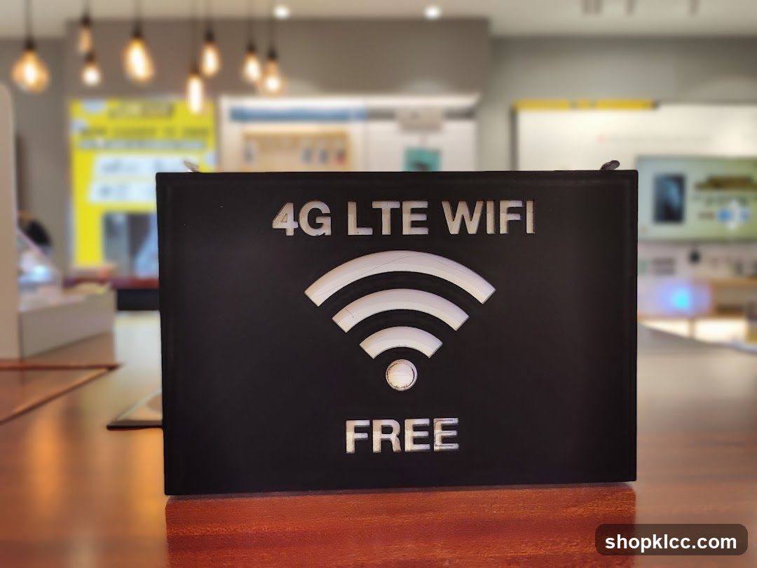 Free 4G LTE WiFi Sign