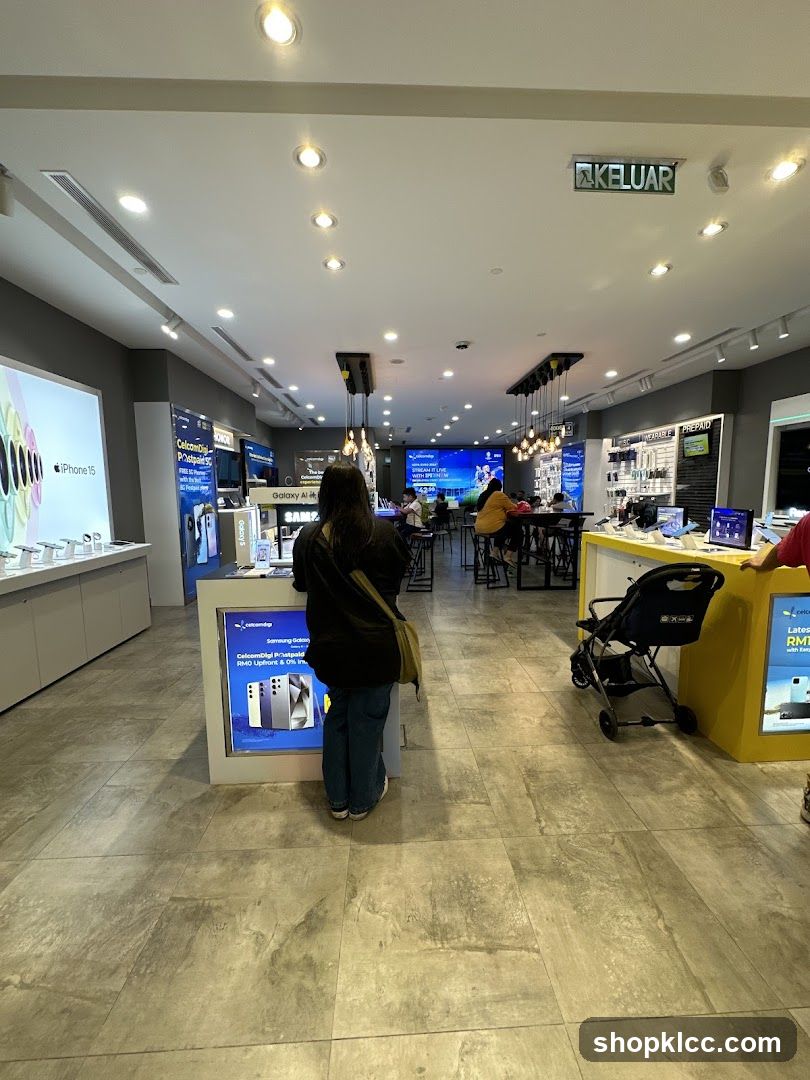 Electronics Store Interior