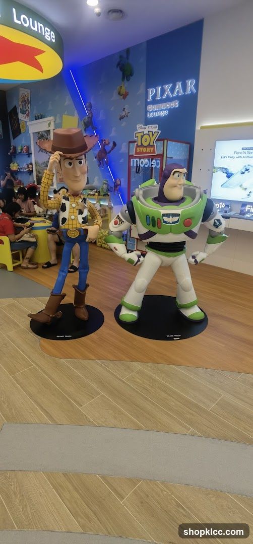 Toy Story and Pixar Connect Lounge Display