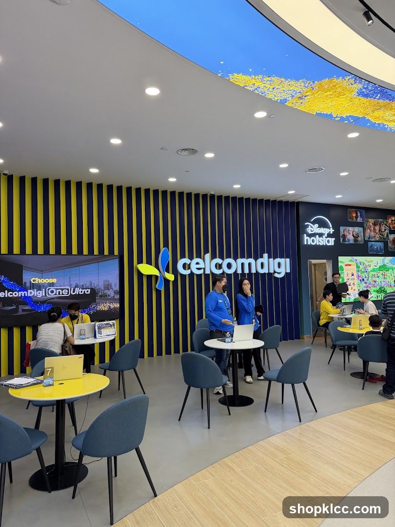 CelcomDigi Store Interior