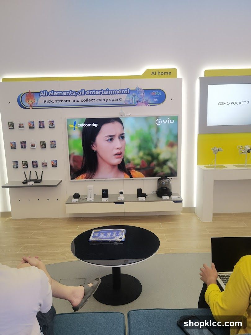 Entertainment and Technology Display