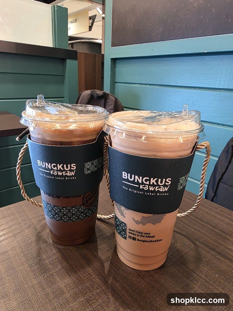 Two Iced Drinks