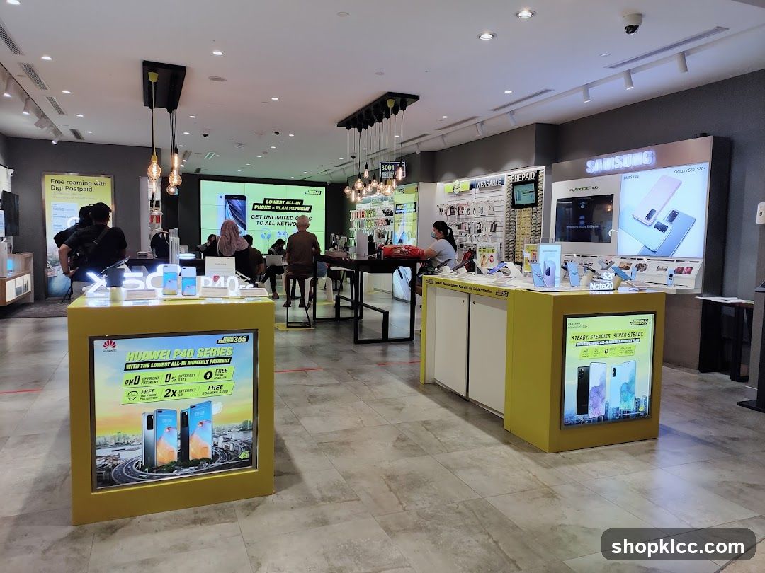 Mobile Phone Store Interior