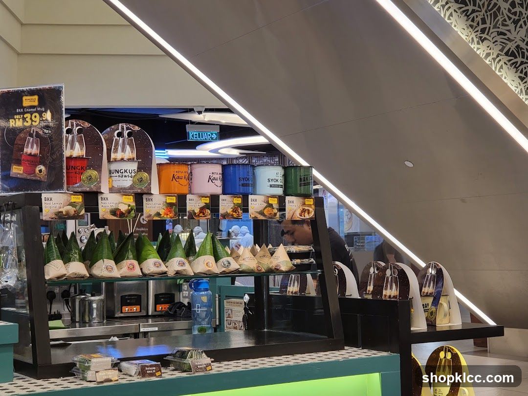 Food stall display