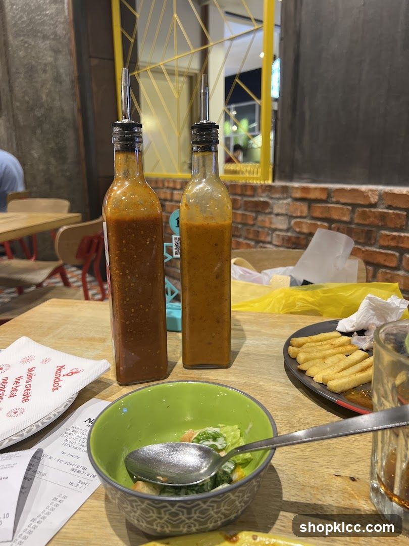 Condiments and Fries