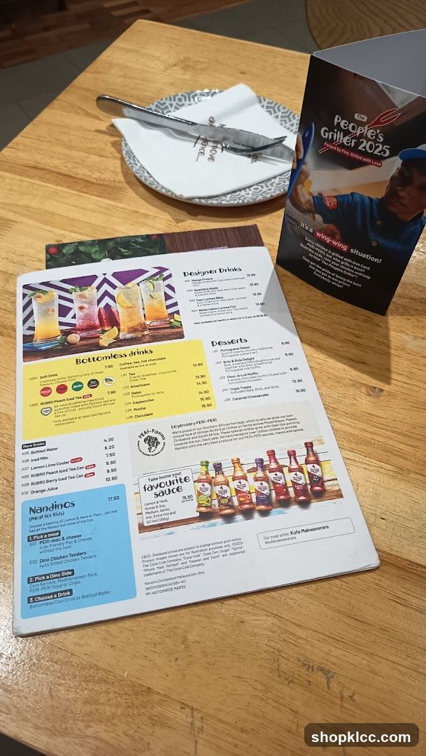 Menu and Promotional Material