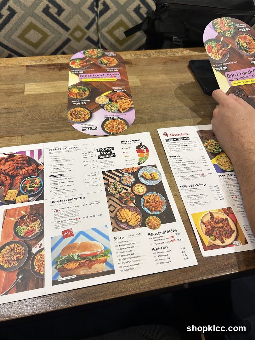 Nando's Menu