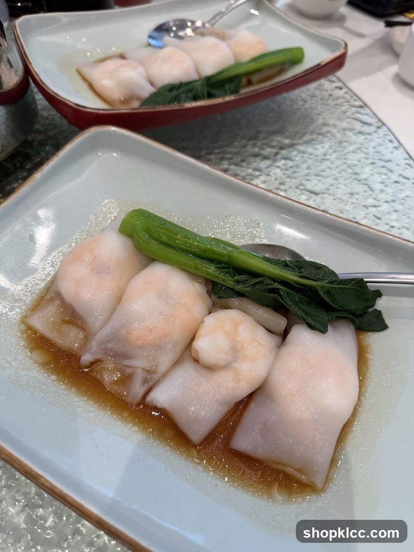 Shrimp Rice Noodle Rolls